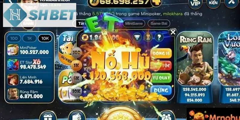 Luật chơi cơ bản của game nổ hũ uy tín tại shbet