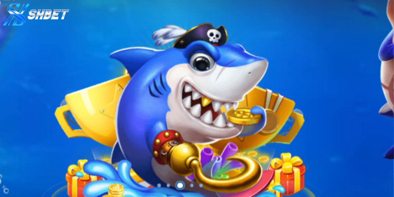 Người chơi trải nghiệm Đại Chiến Cá Mập Jackpot trên SHBET